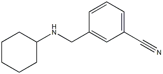 3-[(cyclohexylamino)methyl]benzonitrile Structure