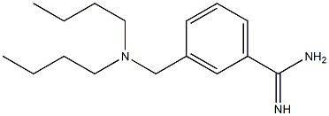 3-[(dibutylamino)methyl]benzene-1-carboximidamide 구조식 이미지