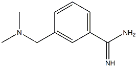 3-[(dimethylamino)methyl]benzenecarboximidamide 구조식 이미지