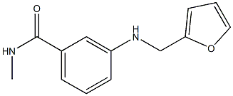 3-[(furan-2-ylmethyl)amino]-N-methylbenzamide Structure