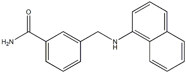 3-[(naphthalen-1-ylamino)methyl]benzamide 구조식 이미지