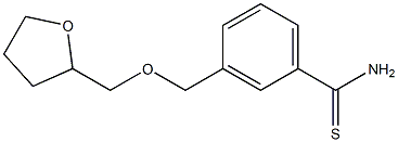 3-[(tetrahydrofuran-2-ylmethoxy)methyl]benzenecarbothioamide Structure
