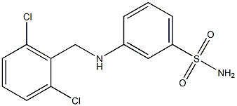 3-{[(2,6-dichlorophenyl)methyl]amino}benzene-1-sulfonamide Structure