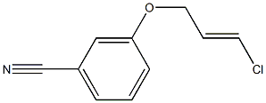 3-{[(2E)-3-chloroprop-2-enyl]oxy}benzonitrile Structure