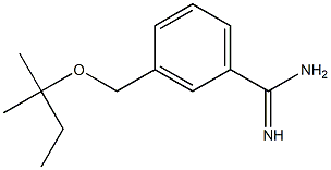 3-{[(2-methylbutan-2-yl)oxy]methyl}benzene-1-carboximidamide Structure