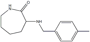 3-{[(4-methylphenyl)methyl]amino}azepan-2-one Structure