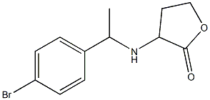 3-{[1-(4-bromophenyl)ethyl]amino}oxolan-2-one Structure