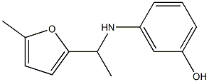 3-{[1-(5-methylfuran-2-yl)ethyl]amino}phenol Structure