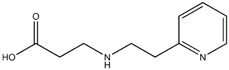 3-{[2-(pyridin-2-yl)ethyl]amino}propanoic acid 구조식 이미지