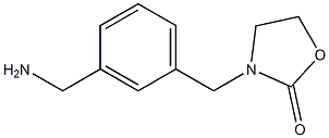 3-{[3-(aminomethyl)phenyl]methyl}-1,3-oxazolidin-2-one Structure
