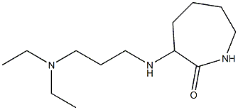 3-{[3-(diethylamino)propyl]amino}azepan-2-one 구조식 이미지