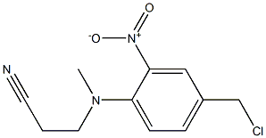 3-{[4-(chloromethyl)-2-nitrophenyl](methyl)amino}propanenitrile 구조식 이미지