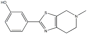 3-{5-methyl-4H,5H,6H,7H-pyrido[4,3-d][1,3]thiazol-2-yl}phenol Structure