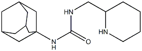 3-adamantan-1-yl-1-(piperidin-2-ylmethyl)urea 구조식 이미지