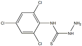 3-amino-1-(2,4,6-trichlorophenyl)thiourea 구조식 이미지