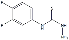 3-amino-1-(3,4-difluorophenyl)thiourea 구조식 이미지