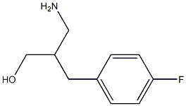 3-amino-2-[(4-fluorophenyl)methyl]propan-1-ol Structure