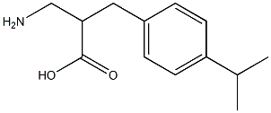3-amino-2-{[4-(propan-2-yl)phenyl]methyl}propanoic acid 구조식 이미지
