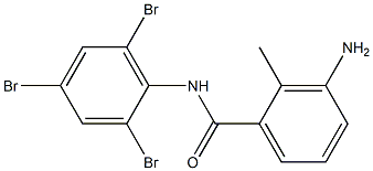 3-amino-2-methyl-N-(2,4,6-tribromophenyl)benzamide 구조식 이미지