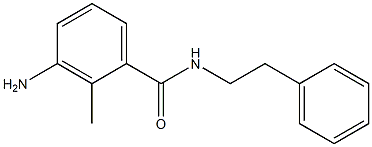 3-amino-2-methyl-N-(2-phenylethyl)benzamide 구조식 이미지