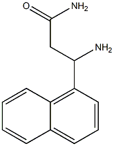 3-amino-3-(naphthalen-1-yl)propanamide 구조식 이미지