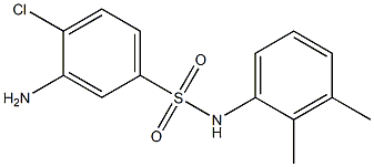 3-amino-4-chloro-N-(2,3-dimethylphenyl)benzene-1-sulfonamide 구조식 이미지