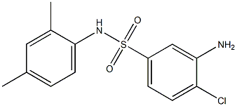 3-amino-4-chloro-N-(2,4-dimethylphenyl)benzene-1-sulfonamide 구조식 이미지