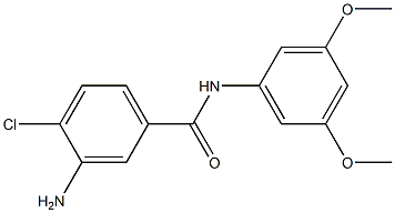 3-amino-4-chloro-N-(3,5-dimethoxyphenyl)benzamide Structure