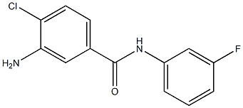 3-amino-4-chloro-N-(3-fluorophenyl)benzamide 구조식 이미지