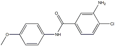 3-amino-4-chloro-N-(4-methoxyphenyl)benzamide Structure
