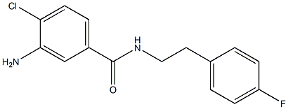 3-amino-4-chloro-N-[2-(4-fluorophenyl)ethyl]benzamide Structure