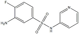 3-amino-4-fluoro-N-(pyridin-3-yl)benzene-1-sulfonamide 구조식 이미지