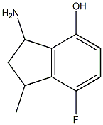 3-amino-7-fluoro-1-methylindan-4-ol Structure