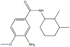3-amino-N-(2,3-dimethylcyclohexyl)-4-methoxybenzamide Structure