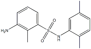 3-amino-N-(2,5-dimethylphenyl)-2-methylbenzene-1-sulfonamide Structure