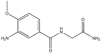 3-amino-N-(2-amino-2-oxoethyl)-4-methoxybenzamide Structure