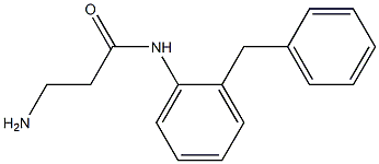 3-amino-N-(2-benzylphenyl)propanamide 구조식 이미지