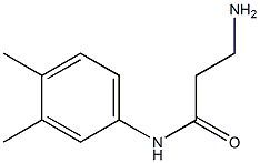 3-amino-N-(3,4-dimethylphenyl)propanamide 구조식 이미지