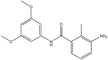 3-amino-N-(3,5-dimethoxyphenyl)-2-methylbenzamide 구조식 이미지