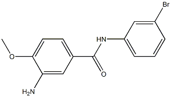 3-amino-N-(3-bromophenyl)-4-methoxybenzamide 구조식 이미지