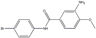 3-amino-N-(4-bromophenyl)-4-methoxybenzamide 구조식 이미지