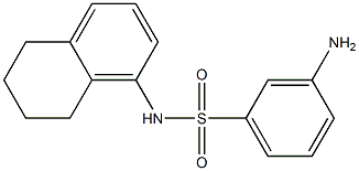 3-amino-N-(5,6,7,8-tetrahydronaphthalen-1-yl)benzene-1-sulfonamide Structure