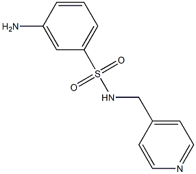 3-amino-N-(pyridin-4-ylmethyl)benzene-1-sulfonamide Structure