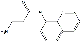 3-amino-N-(quinolin-8-yl)propanamide 구조식 이미지