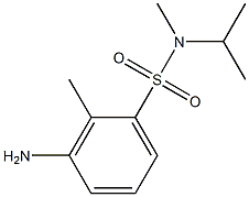 3-amino-N,2-dimethyl-N-(propan-2-yl)benzene-1-sulfonamide 구조식 이미지