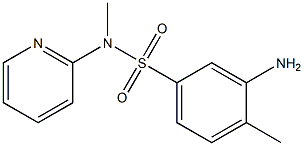 3-amino-N,4-dimethyl-N-(pyridin-2-yl)benzene-1-sulfonamide Structure