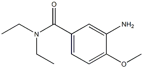3-amino-N,N-diethyl-4-methoxybenzamide 구조식 이미지