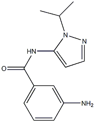 3-amino-N-[1-(propan-2-yl)-1H-pyrazol-5-yl]benzamide 구조식 이미지