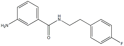 3-amino-N-[2-(4-fluorophenyl)ethyl]benzamide 구조식 이미지