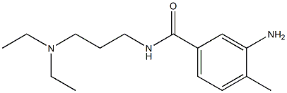 3-amino-N-[3-(diethylamino)propyl]-4-methylbenzamide Structure